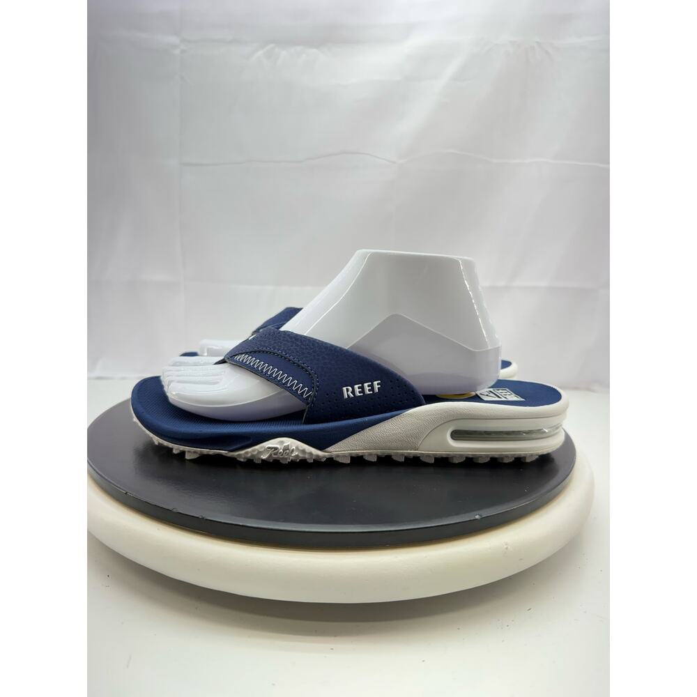 Reef Fanning Pregame Flip Flops Mens Size 8 Navy Slip On Sandals Bottle Opener